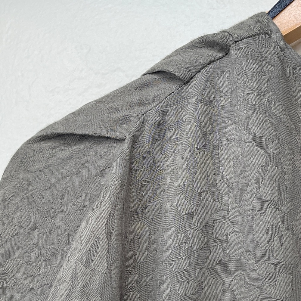 Style Rack | Cheetah Print Textured Open Front Kimono Jacket Cardigan - Picture 8 of 13
